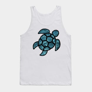 vsco turtle water background Tank Top